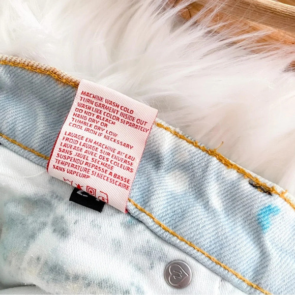 Revice Tie Dye Ex-boyfriend High Rise Jeans Straight Leg - Picture 11 of 14